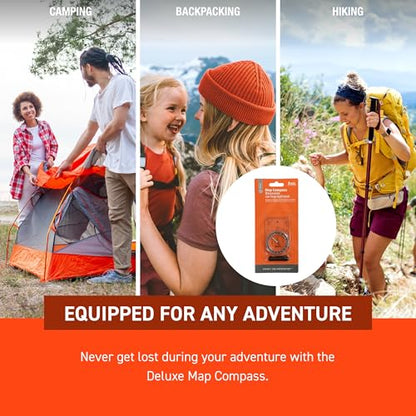 SOL Map Compass for Hiking Gear Survival, Pack of 3