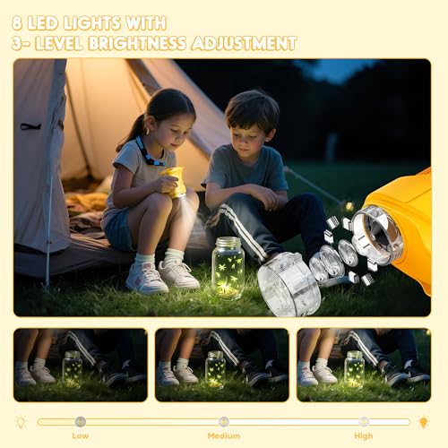 Handheld Digital Microscope for Kids,1000X Pocket Wonderquest Microscope - color: Yellow