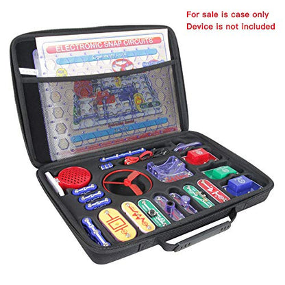Hermitshell Hard Travel Case for Snap Circuits Electronics Exploration Kit (Case for Jr. SC-100) - style: Case for Jr. Sc-100