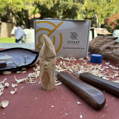 Schaaf Tools 3-pc Beginner Wood Carving Kit for Whittling and Spoon Carving