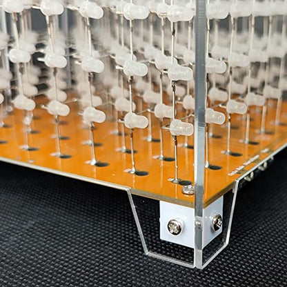 MINI 3D Led Cube Transparent Acrylic Case It is Only Applicable to 3D8MINI (3D8MINI-CASE-5PS) - color: 3d8mini-case-5ps