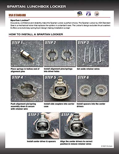 USA Standard Gear (SL T7.5-27) Spartan Locker for Toyota 7.5" differential with 27 spline axles - style: Toyota 7.5" Differential 27 Spline Count (SL T7.5-27)