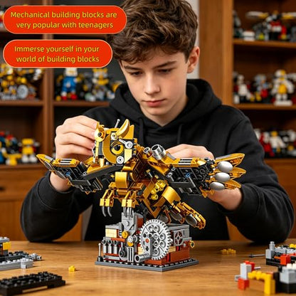 Mechanical Owl Building Sets for Adults, STEM Creator Model