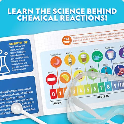 National Geographic Amazing Chemistry Set with 100+ Experiments Ages 8-12 - style: Amazing Reactions Chemistry Set