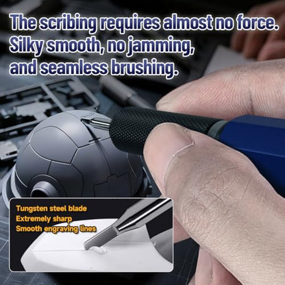 stedi Model Scriber Blades 0.125+0.2mm Tungsten Steel Replacement - style: 0.125mm+0.2mm