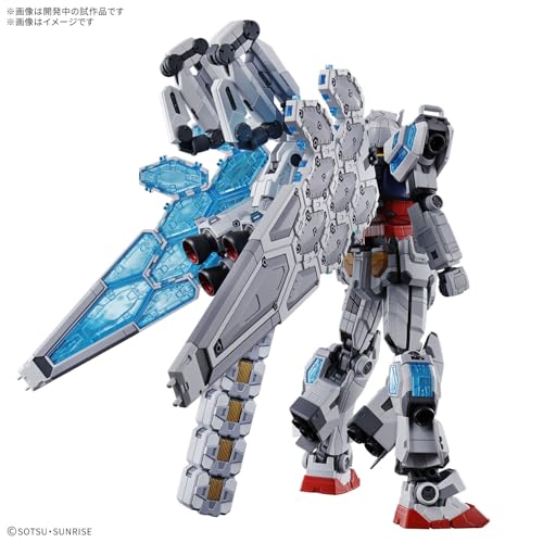 BANDAI Spirits RX-78F00/E Gundam (EX-001 Glass Feather Equipment), 1/144 Scale, Color Coded Plastic Model - style: 1/144 RX-78F00/E Gundam (EX-001 Glass Feather Equipment)
