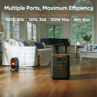 Jackery HomePower 3600 Plus and Extra Battery, 7168Wh, 3600W AC Output - style: HomePower 3600 Plus+EB