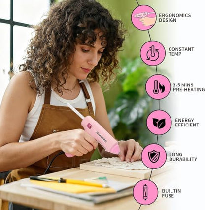 GRENPRO 188PCS Pink Cordless Drill Tool Set For Women Tool Kit For Home Box - style: Pink Power Drill Set 188PC