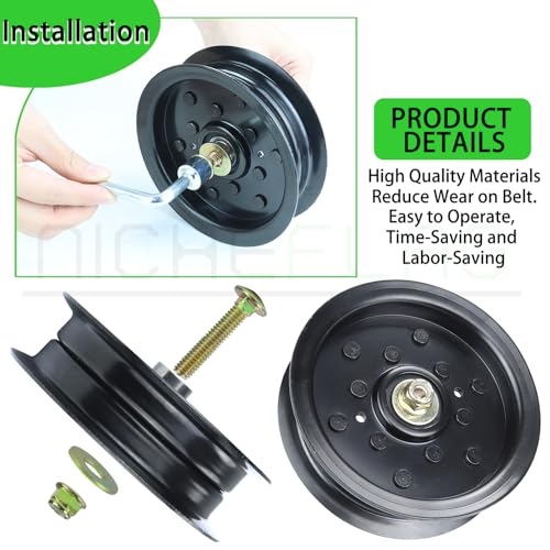 532196106 Idler Pulley for Husqvarna/Craftsman 54" 46" Z254 Decks - color: A01 1x532196106