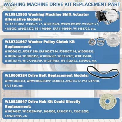 Upgraded W10913953 W11481722 Washing Machine Shift Actuator Repair Kit
