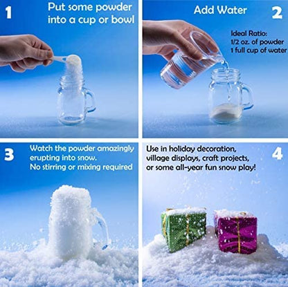 Instant Snow Powder - Sodium Polyacrylate for Science Experiment