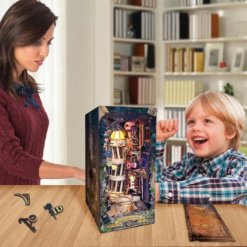 Book Nook Magic Night Alley DIY Miniature House Kit for Adults - color: Magic Night Alley