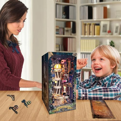 Book Nook Magic Night Alley DIY Miniature House Kit for Adults - color: Magic Night Alley