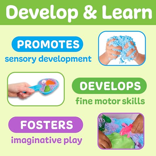 Creativity for Kids Sensory Bin: Axolotl | Hands-On Activity with Wiggly Foam, Figures & Tools | Encourages Fine Motor Skills, Creativity & Calm (Ages 3+) - style: Axolotl