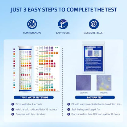21 in 1 Accurate Drinking Water Test Kit, Well Water Testing Kit