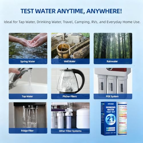 21 in 1 Accurate Drinking Water Test Kit, Well Water Testing Kit