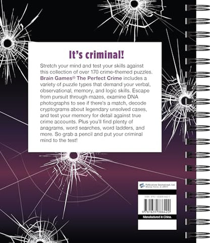Brain Games - The Perfect Crime: Unlock Your Inner Criminal Mastermind With Over 170 Puzzles