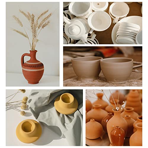 Air Dry Clay 10 LBs, Pottery Modeling Clay for All Purpose Hand Modeling and Throwing, Non-Toxic (Terra Cotta) - color: Terra Cotta