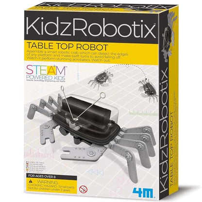 4M 5576 Table Top Robot - DIY Robotics Stem Toys, Engineering Edge Detector Gift for Kids & Teens, Boys & Girls (Packaging May Vary) - style: Table Top Robot