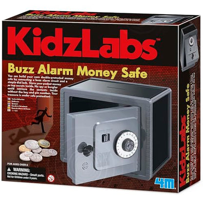 4M KidsLabs Buzz Alarm Money Safe - DIY Electric Piggy Bank Building Kit