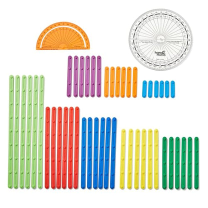 hand2mind AngLegs Small Group Set with 8 Protractors - style: Small Group Set
