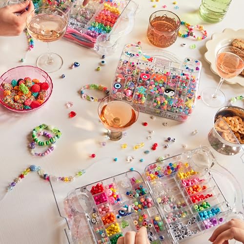 BaubleBar Ultimate DIY Bracelet Kit | 1000+ Pcs | Great for a Gift or Party | Bracelet Jewelry Making Kit with Beads - style: Bracelet Kit
