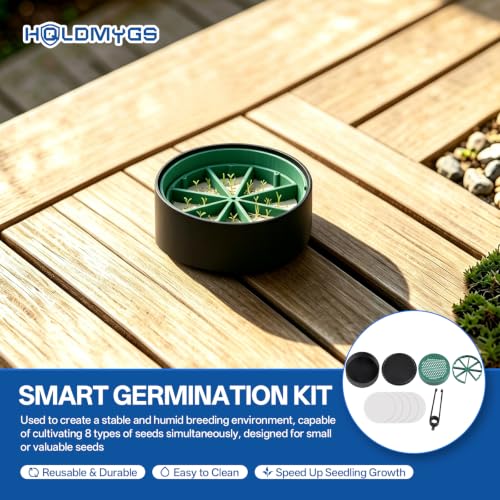 Smart Germination Kit (Includes Filters & Tweezers)-8 Compartments