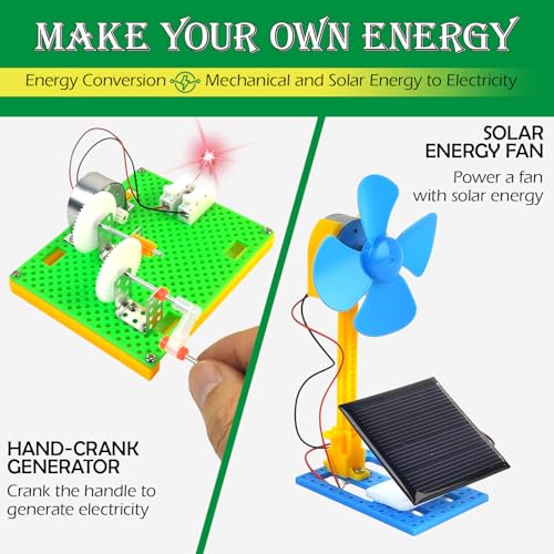 Circuit Sorcery Electric STEM Science Kit for Kids - 12 Power Missions Electricity & Electronics Experiments Lab - Energy Exploration Toy Kit for Boys & Girls - Educational Gift Ages 6+