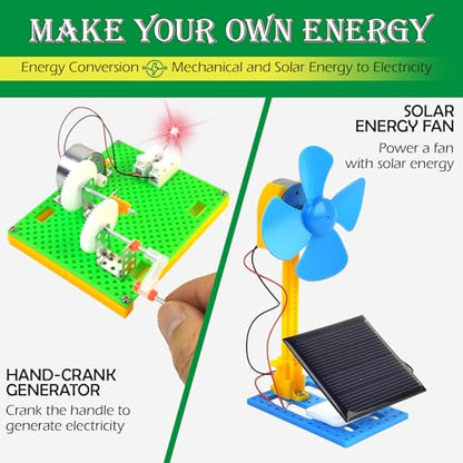 Circuit Sorcery Electric STEM Science Kit for Kids - 12 Power Missions Electricity & Electronics Experiments Lab - Energy Exploration Toy Kit for Boys & Girls - Educational Gift Ages 6+