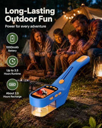 Bug Catcher for Kids, Handheld Science Kit for Age 4-12 Years Old Boys - color: Blue