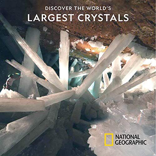 National Geographic Selenite Crystal Set - 2 lbs of Bulk Selenite Wands & 5 Premium Crystals, Rose Quartz, Hematite, Aventurine, Blue Quartz, Raw Crystals, Gemstones