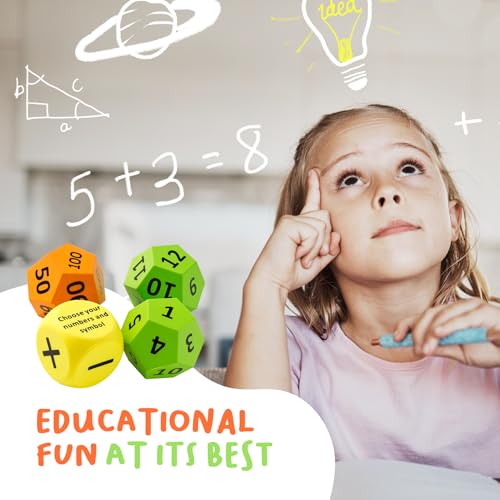 BETTERLINE Math Dice Game Kids Teens Adults Math Skill Game Educational