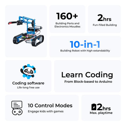 Makeblock mBot Ultimate 10 in 1 Robot Building Kit for Teenagers & Adults