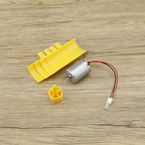 Create idea Standard DC Wind Turbine Electricity Generator Physical Principle Experiment Miniature Fan Accessories for DIY Project Plastic
