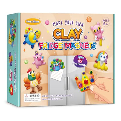 Drama Planet Make Your Own Clay Fridge Magnets Kit for Kids