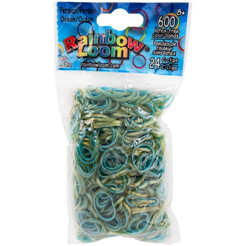 Rainbow Loom® Persian Collection: Ocean Rubber Bands with 24 C-Clips (600 Count)