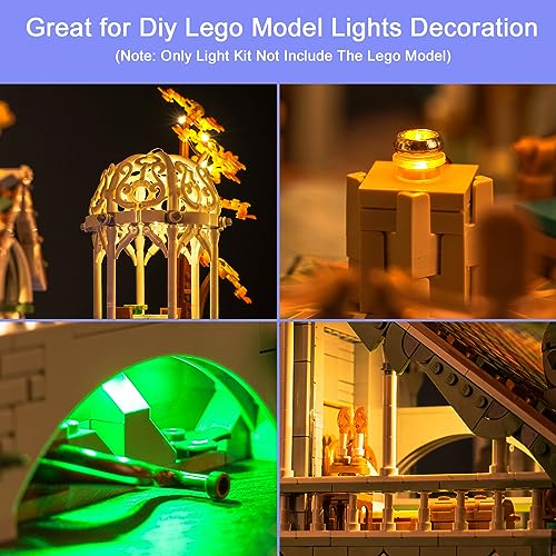 Upgraded Led Light Kit for Lego Rivendell, Compatible with Lego 10316 (Model Not Included) - style: Classic Version Light Kit