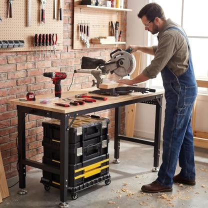 TLGREEN 60 x 22-Inch Adjustable Workbench, 2000 lb Capacity - size: 60"