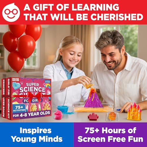 Doctor Jupiter Super Science Gift Set for Girls Ages 4+, Birthday Gift - style: Super Science Gift Set for Girls: 4+