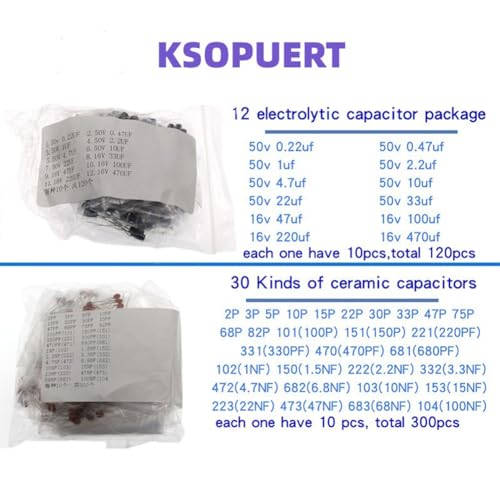 1500Pcs Electronics Component Assortment Kit