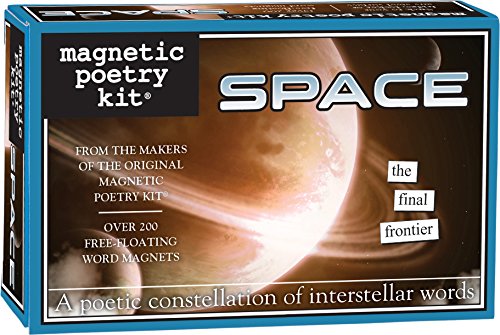Magnetic Poetry - Space Kit - Words for Refrigerator - Write Poems and Letters on The Fridge - Made in The USA - style: Space