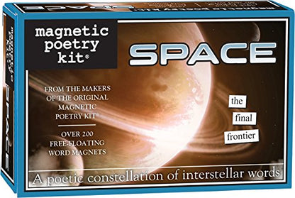 Magnetic Poetry - Space Kit - Words for Refrigerator - Write Poems and Letters on The Fridge - Made in The USA - style: Space