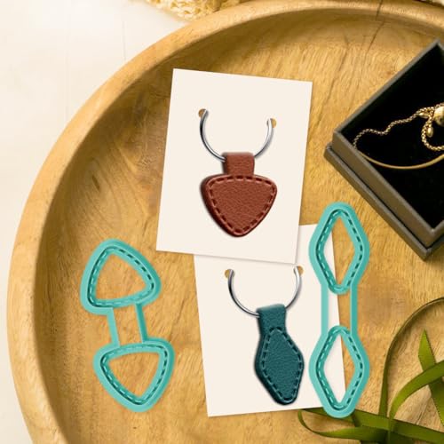 12Pcs Basic Shape Polymer Clay Cutters Geometric Keychain Clay Earrings Cutters Polymer Jewelry Cutter for Earrings Making Birthday Party DIY Supplies - color: Geometric