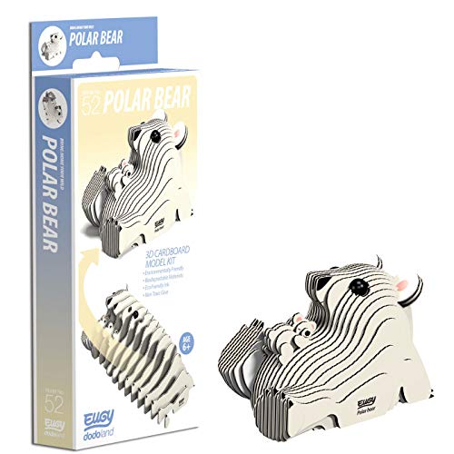EUGY 3D Polar Bear Model, Craft Kit - style: Polar Bear