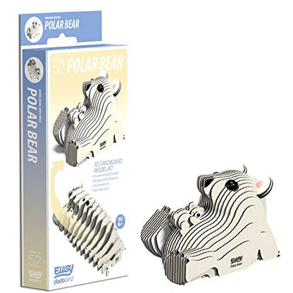 EUGY 3D Polar Bear Model, Craft Kit - style: Polar Bear