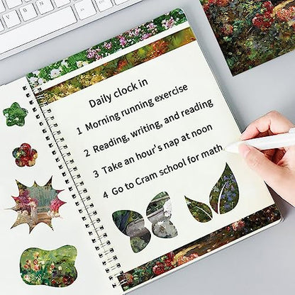 6x6" Cardstock Single Sided Scrapbooking,Craft Decorative Scrap Book Paper - color: 24sheets-courtyard
