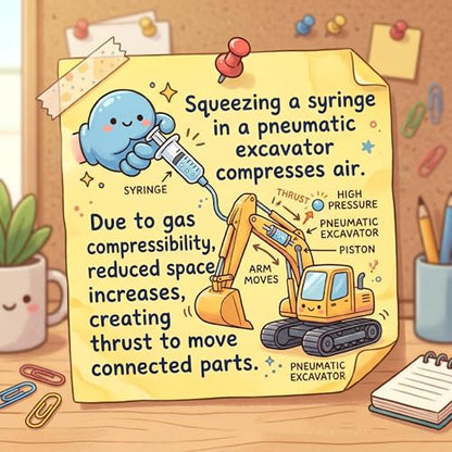 STEM Pneumatic Excavator Kit - Build a Working Digger with Syringe & Tubing - style: Pneumatic Excavator