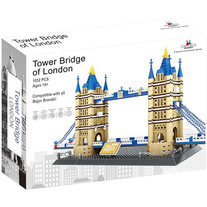 Tower Bridge Building Block Set – 1,052 Pieces, London Tower Bridge