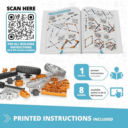 Engino- STEM Toys, Structures, Buildings & Bridges, Building Toys for Kids 9+, STEM Projects, Creative Engineering Kit, Gifts for Boys & Girls (9 Model Options) - style: Construction Kit Buildings & Bridges