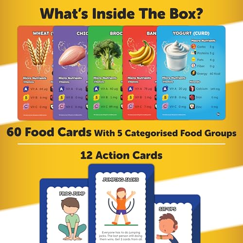 Butterfly EduFields Healthy Heroes Card Game, Pack of 5 Gifts for Kids 7+ - style: Return Gift For Kids